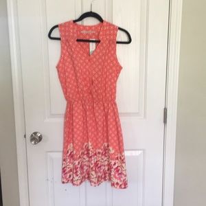 NWT 41 Hawthorn Coral Shirt Dress